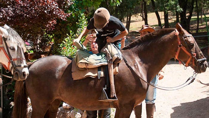 Horseback riding route in Cazorla