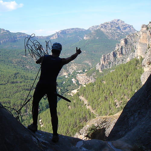 Barranquismo en Cazorla. Aguas del Buitre
