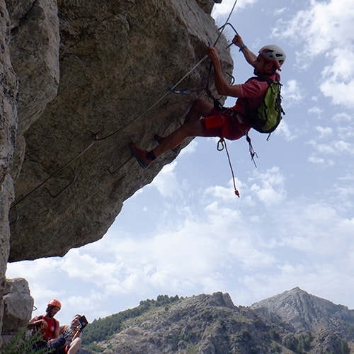Vía ferrata de la Escaleruela en Cazorla Vía ferrata de la Escaleruela en Cazorla